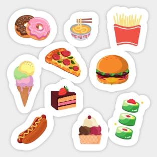 Fun Food Sticker Pack Sticker